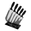 Blackmoor 5 Piece Stainless Steel Knife Set with Acrylic Storage Stand