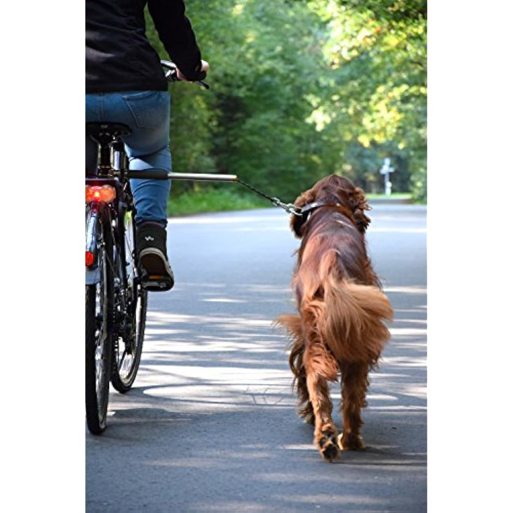 Walky Dog Plus Dog Bicycle Lead – Stainless Steel Shock Absorbing Leash