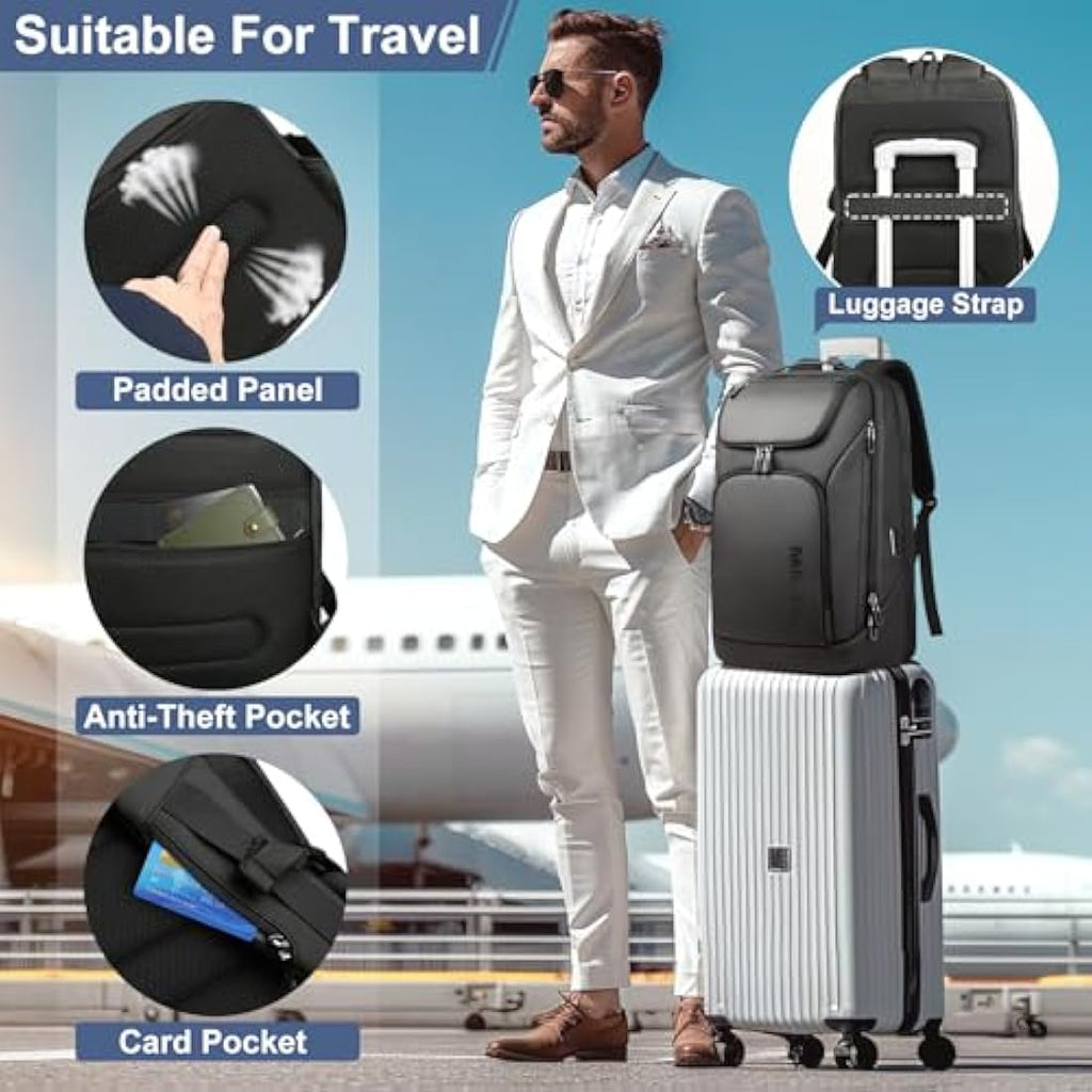 Heroic Knight 17.3 Inch Laptop Backpack | USB Charging & Anti-Theft