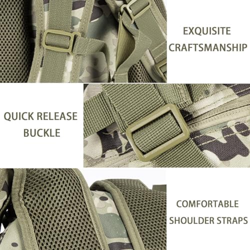 aiGear 25L Military Tactical Backpack | Molle Hiking Daypack