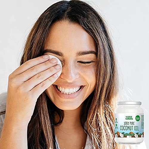 Coco Cabana 100% Pure Coconut Oil | 1L Glass Jar | Vegan & Natural