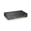 Zyxel GS1920-8HPv2 8-Port Gigabit Smart Managed PoE+ Switch | 130W