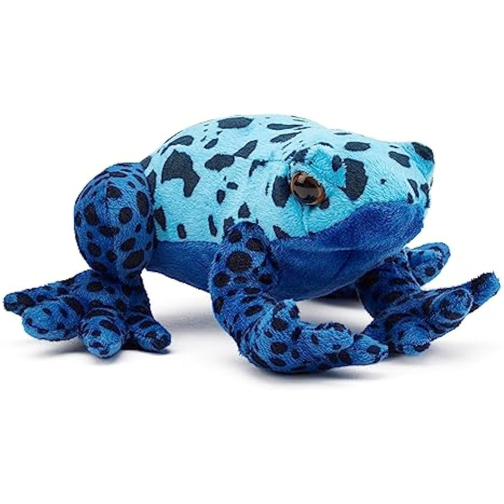 Zappi Co Blue Poison Dart Frog - 15cm Recycled Eco-Friendly Plush Toy