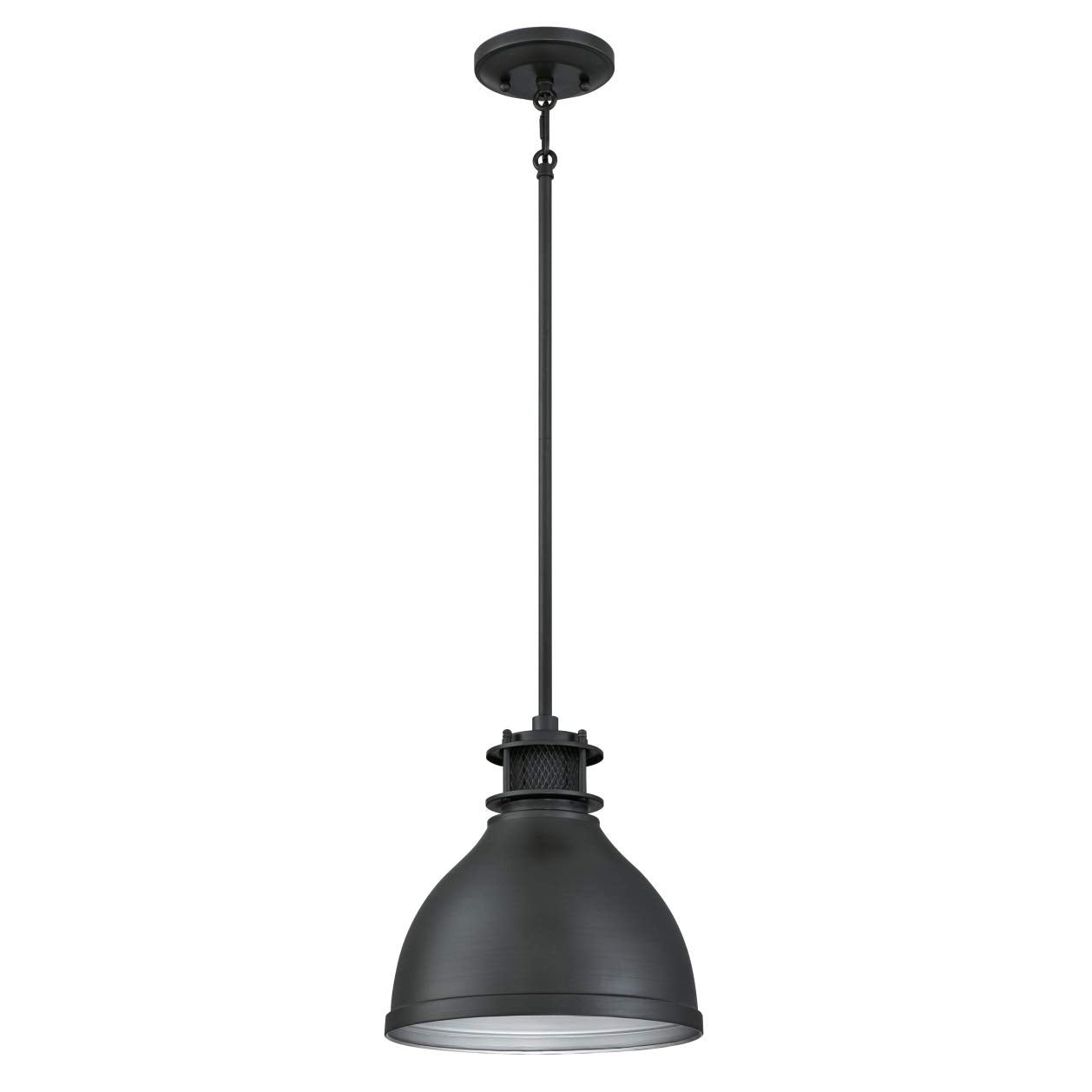 Westinghouse Industrial One-Light Pendant – Matte Gun Metal Mesh Shade
