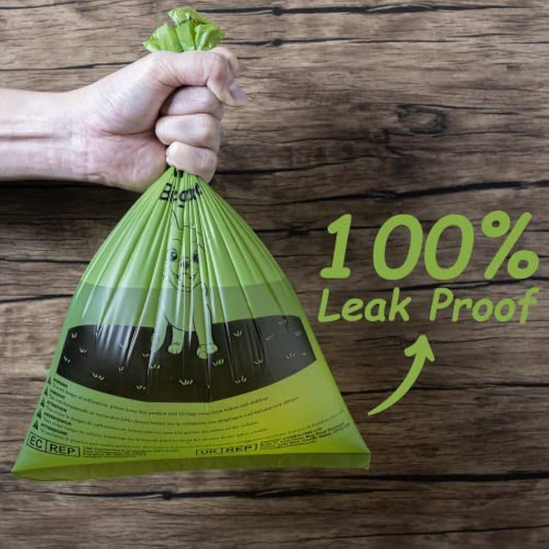 Greener Walker Biodegradable Dog Poop Bags – 1080 Extra Thick Leak Proof