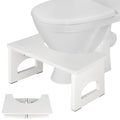 RayLove Foldable Wooden Toilet Stool – 7.5 Inch Non-Slip Bathroom Step