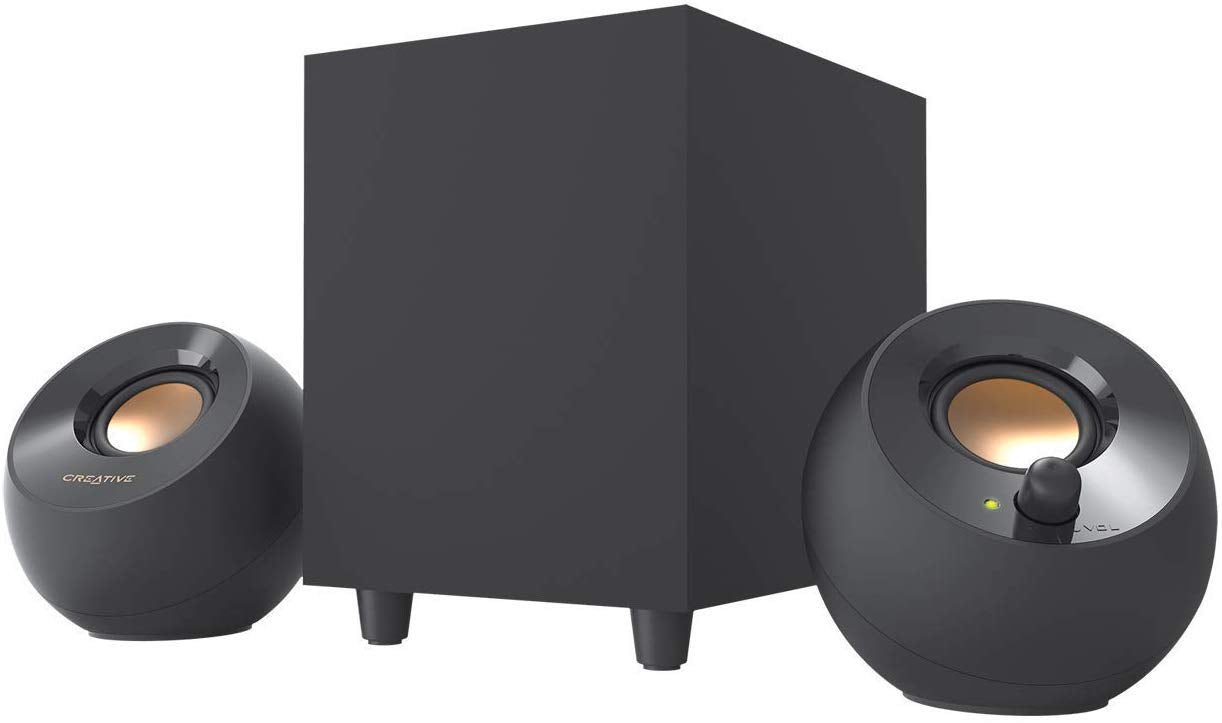 Creative Pebble Plus 2.1 Desktop Speakers with Subwoofer - 8W RMS