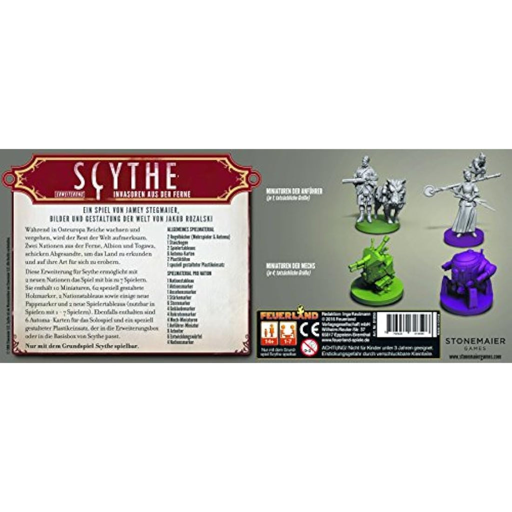 Scythe: Invaders from Afar Expansion – Feuerland Spiele (German)