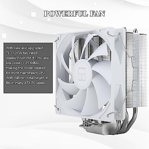 Thermalright Assassin X 120 SE White CPU Air Cooler | 4 Heat Pipes
