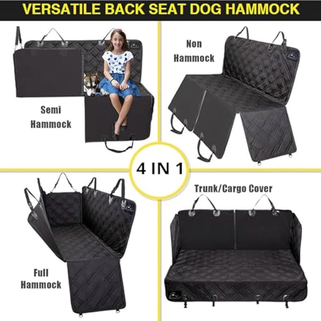 Meadowlark XL Dog Seat Cover – Waterproof Heavy Duty Pet Car Hammock