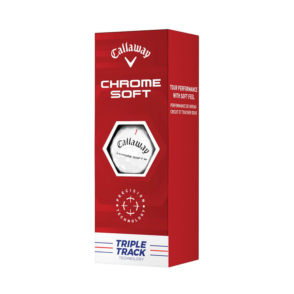 Callaway Chrome Soft Triple Track Golf Balls – 12 Pack Precision Tech