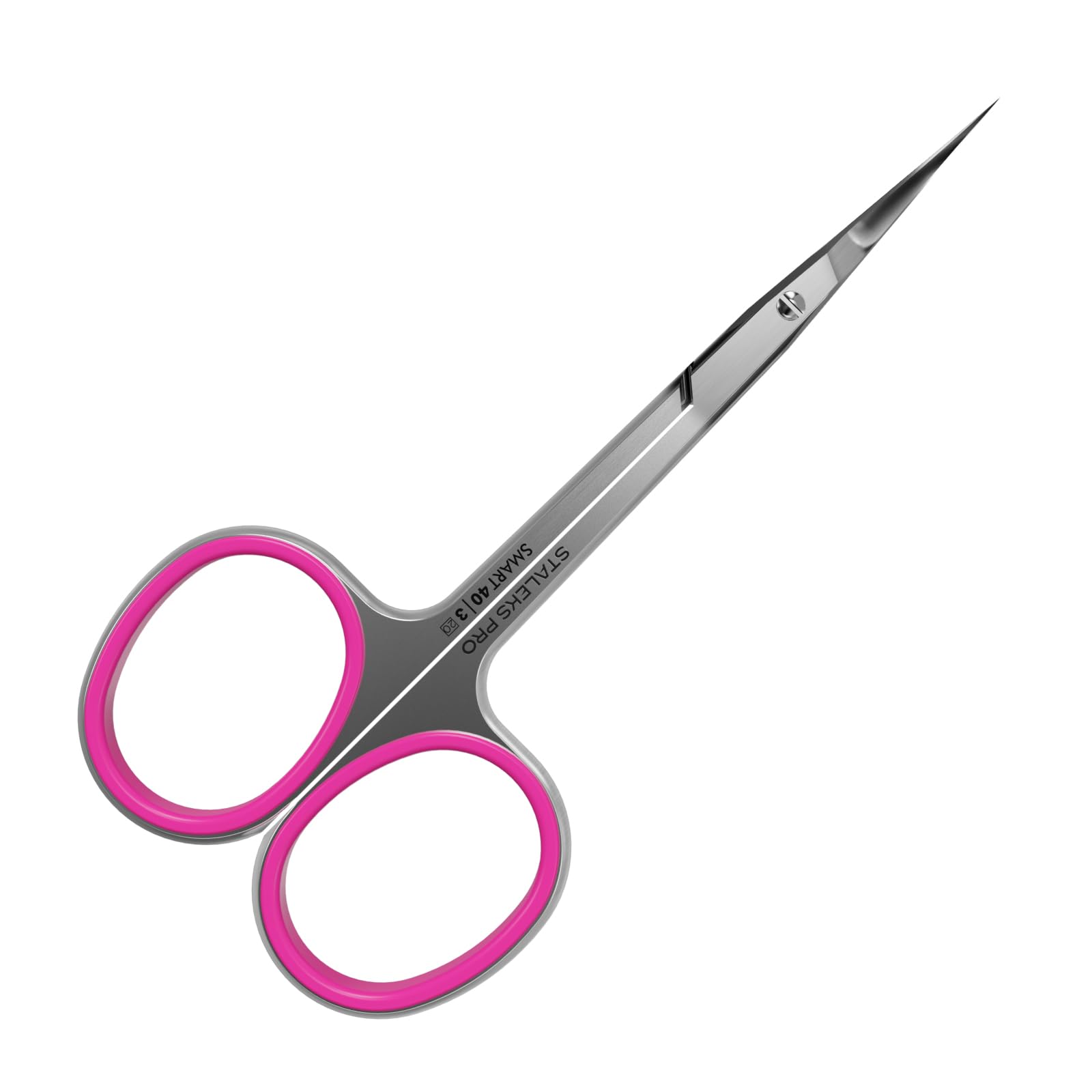 Staleks Pro Smart SS-40/3 Professional Cuticle Scissors – Pink Silicone