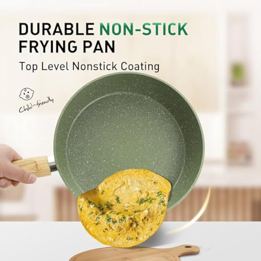 Kitchen Academy 12-Piece Nonstick Cookware Set | Induction Pots & Pans