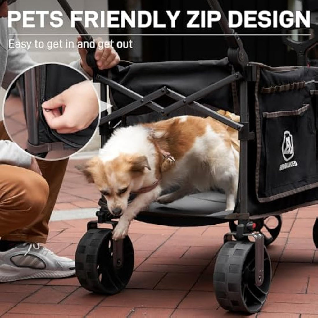 Ever Advanced Heavy Duty Folding Wagon | 150kg All-Terrain Beach Trolley