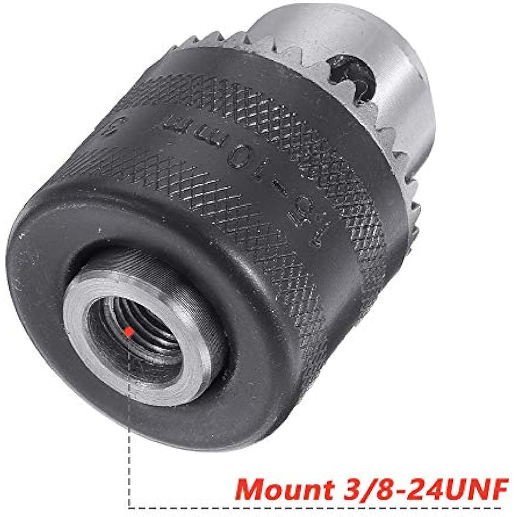 1.5-10mm Drill Chuck SDS Plus Adapter | 3/8-24UNF Mount