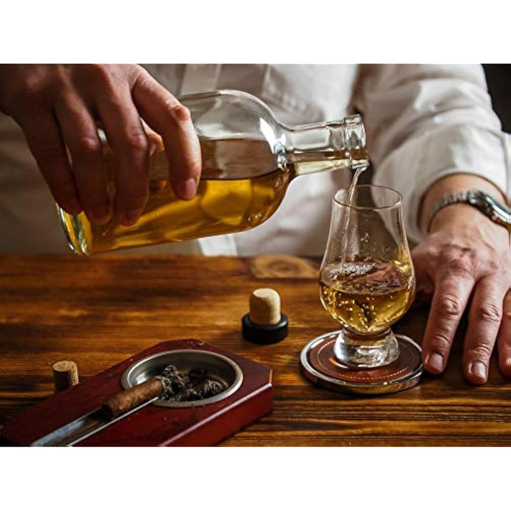 Glencairn Whisky Glass Set of 4 – Lead-Free Crystal Tasting Glasses