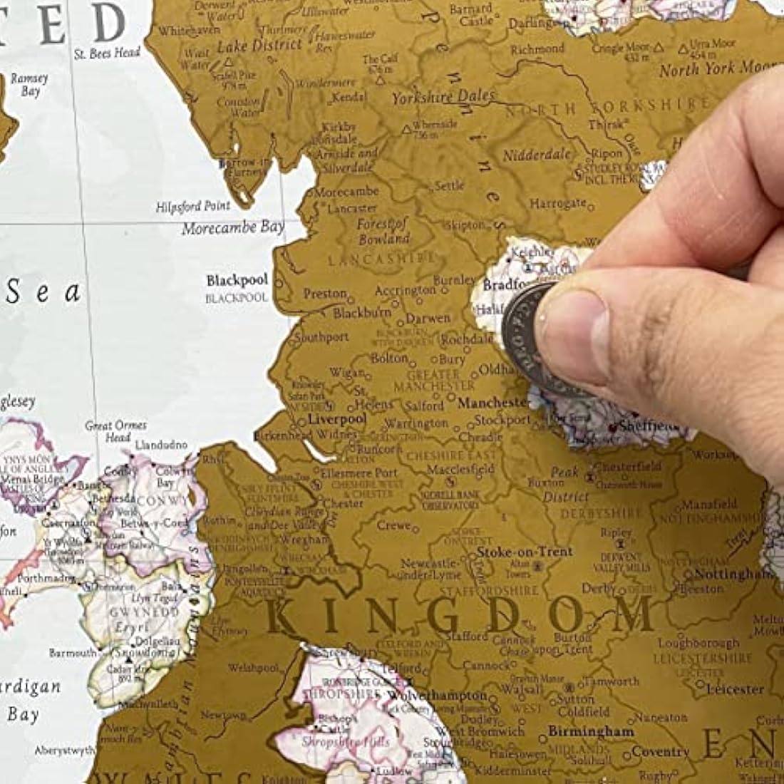 Scratch The World Map Poster | Maps International Detailed Travel Gift