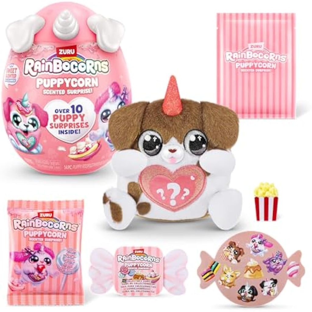 Rainbocorns Puppycorn Scent Surprise - Brown Dalmatian Plush Toy