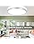 DINGLILIGHTING 45W LED Flush Mount Ceiling Light | 23" Low Profile Silver