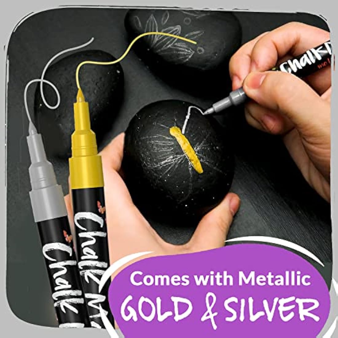 Jolof Store Liquid Chalk Markers - 10 Pack Extra Fine 1mm Tip Pens