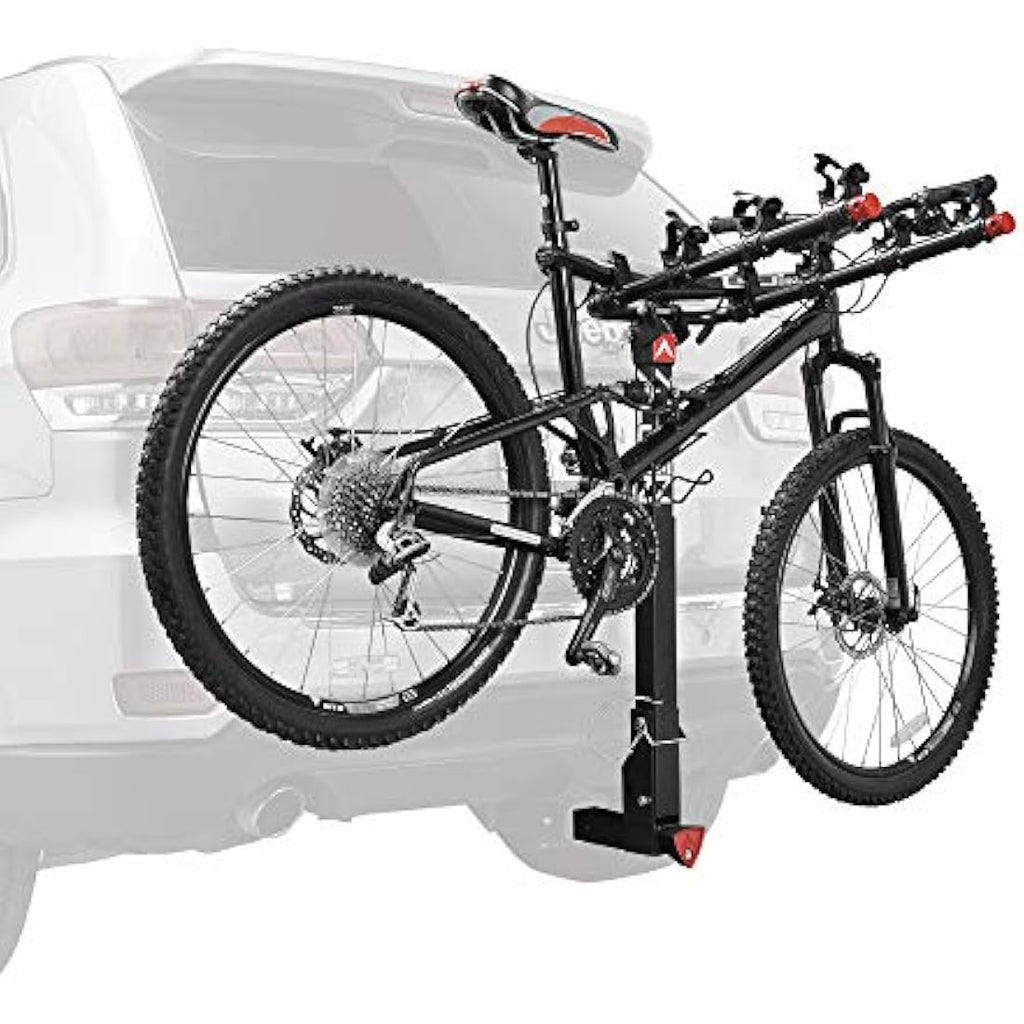 Allen Sports Deluxe 4-Bike Towbar Carrier – Quick Release Hitch Rack