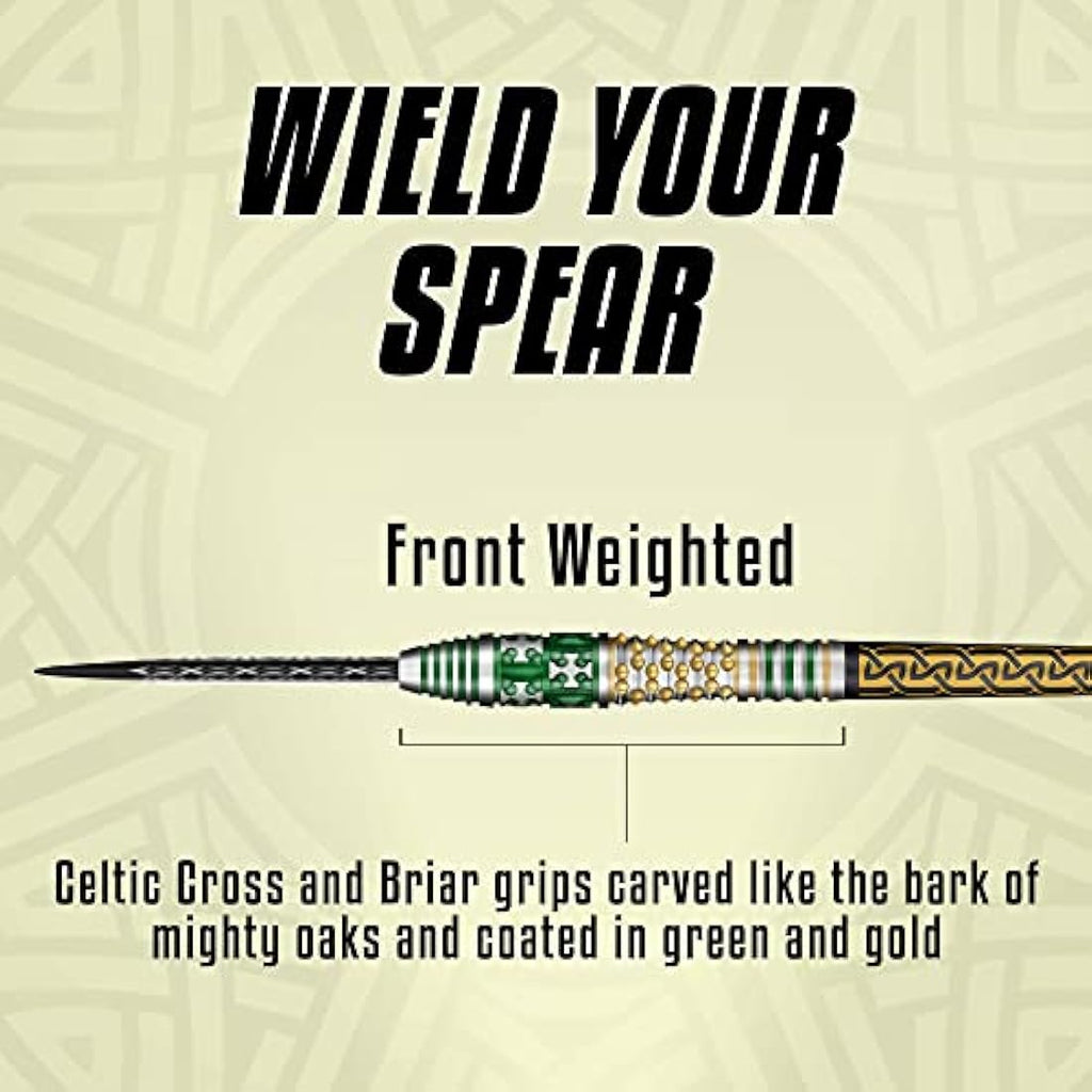 Shot! Celt Cernunnos 90% Tungsten Steel Tip Dart Set - Professional Darts