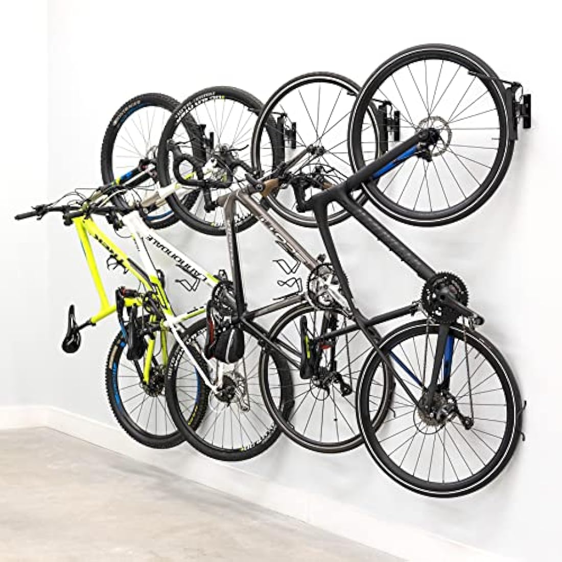 StoreYourBoard 4-Bike Swivel Rack – Wall Mount Garage Storage