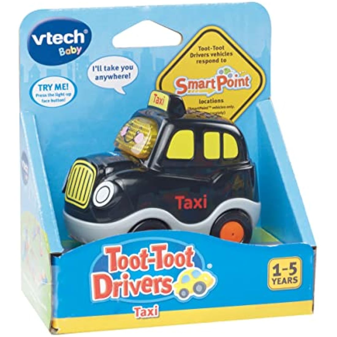 VTech Toot-Toot Drivers Taxi – Interactive Toddler Toy with Lights & Sounds