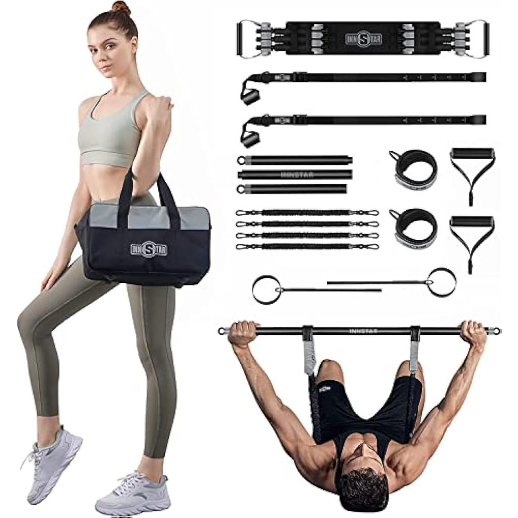 INNSTAR Portable Home Gym 5.0 – Resistance Band Strength Training Set