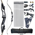 D&Q Takedown Recurve Bow and Arrow Set | Right Hand Archery Hunting Kit