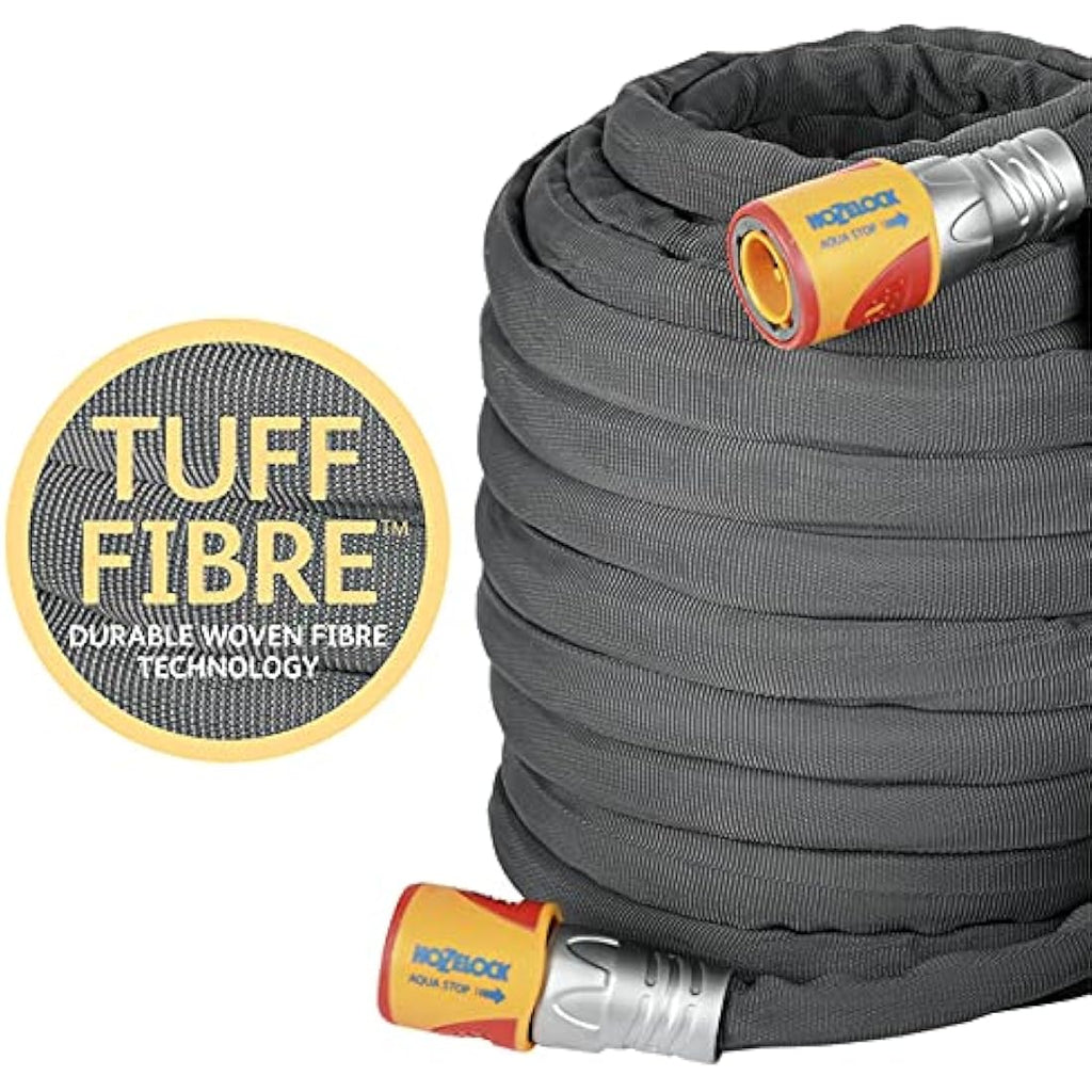 Hozelock Tuffhoze 25m Hybrid Garden Hose – Durable Woven Technology