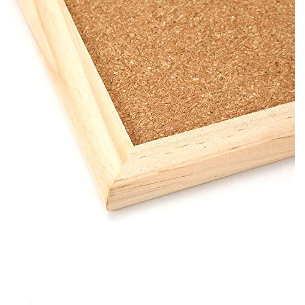 30x40 Wooden Frame Cork Notice Board - Self Healing Pin Board