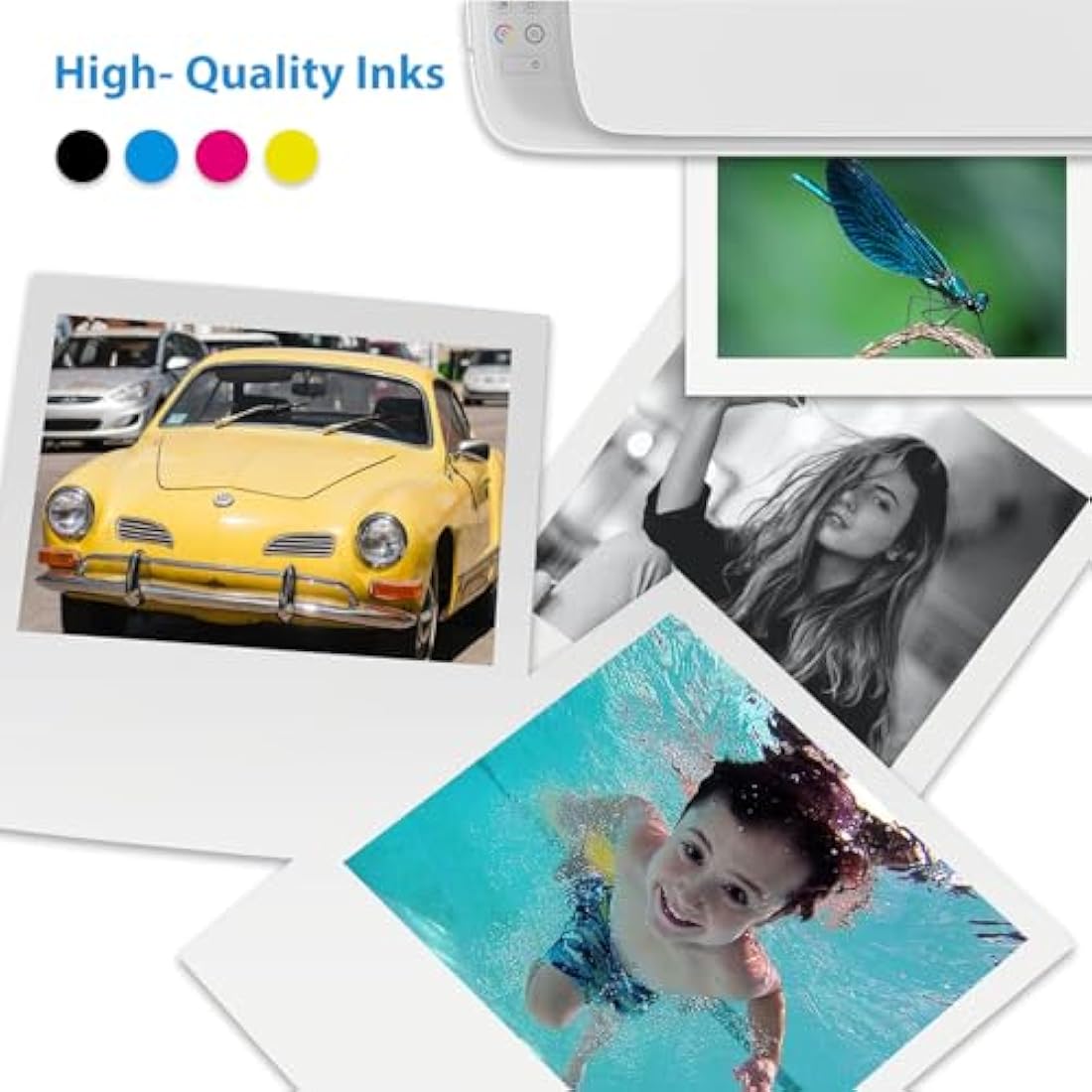 63XL Ink Cartridges for HP 63XL – Black & Color 3-Pack