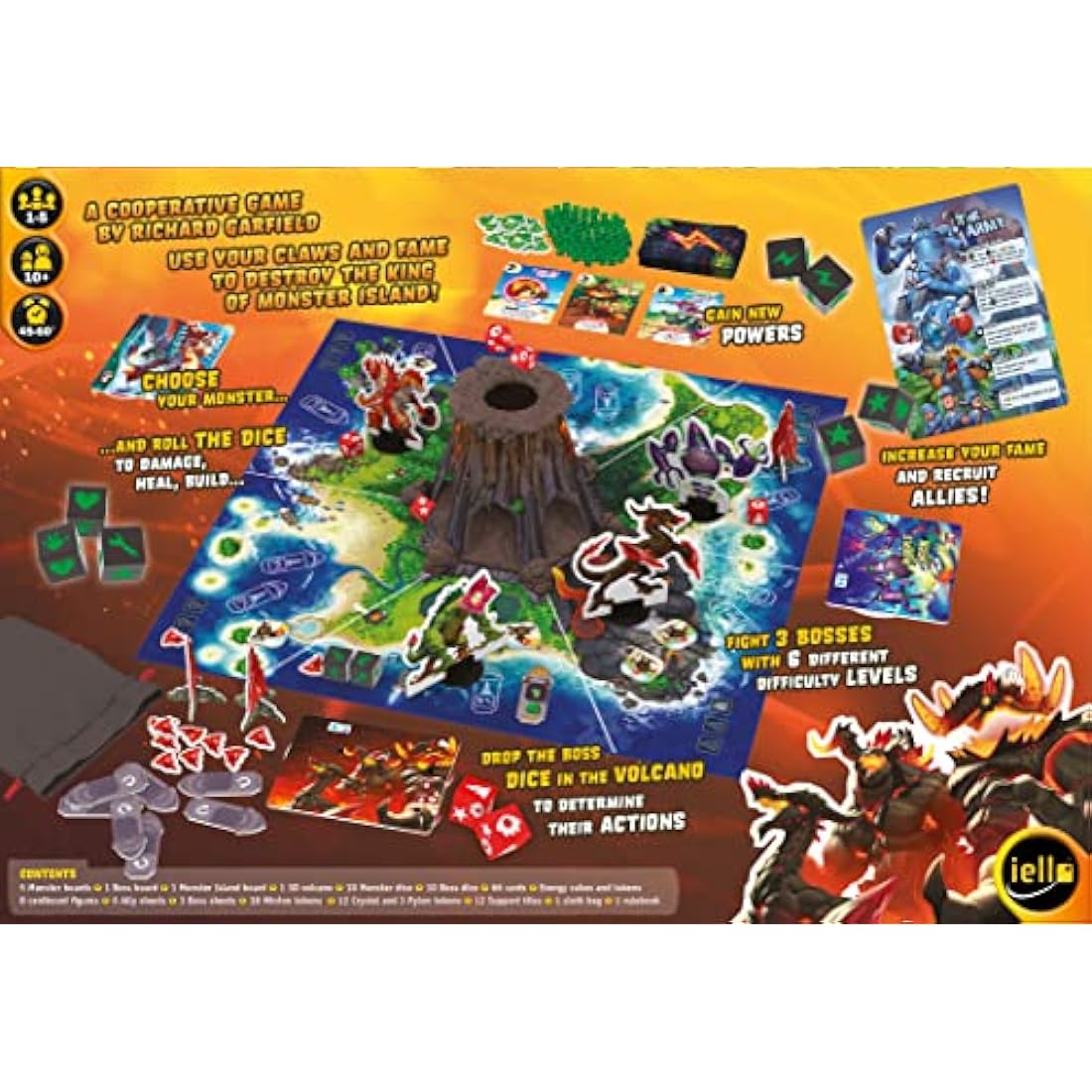 Iello King of Monster Island Board Game – Cooperative Strategy Game