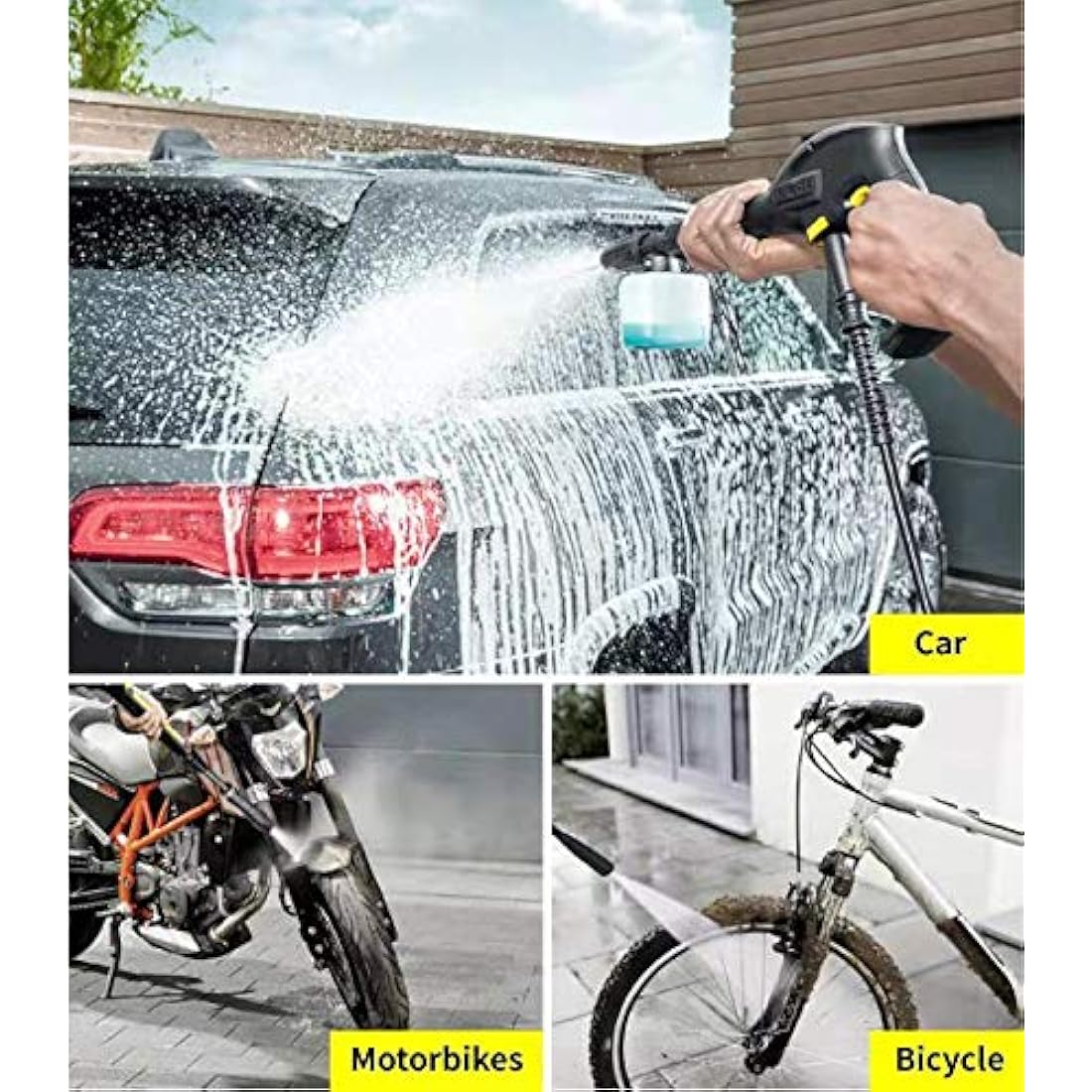Fai Top 15M Pressure Washer Hose for Karcher K2-K7 | M22 Coupling