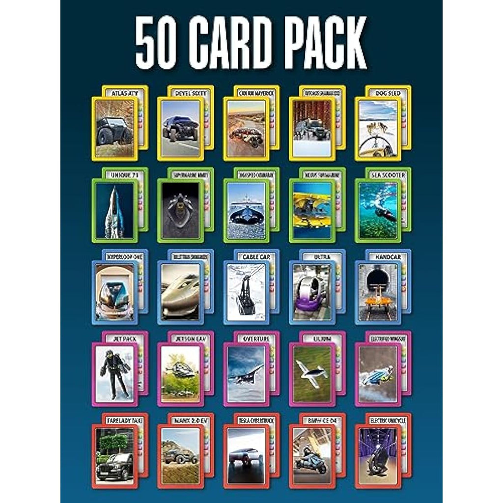 Transport Card Game | 7-in-1 Educational Travel Game for Kids