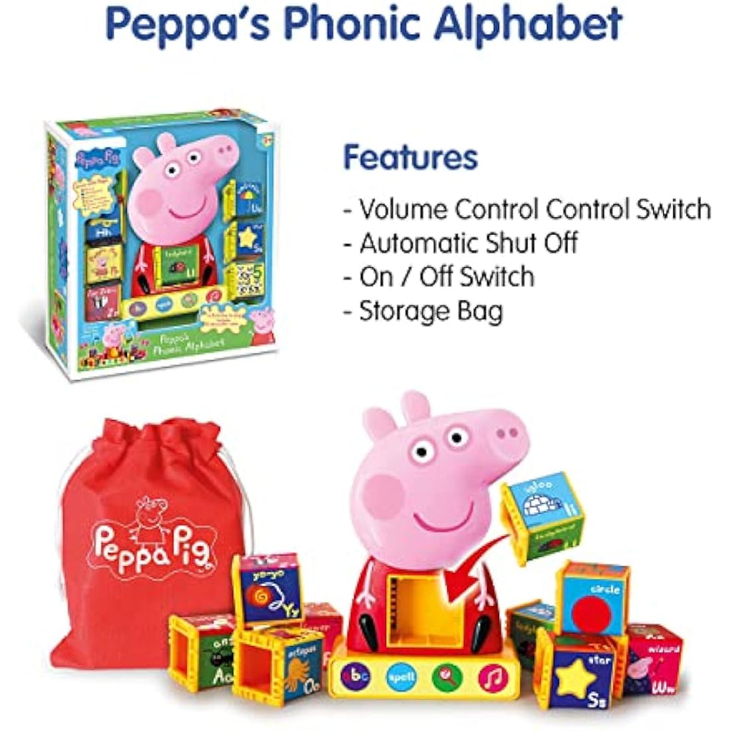 Peppa Pig Phonic Alphabet Toy – Interactive Learning Cubes for Kids