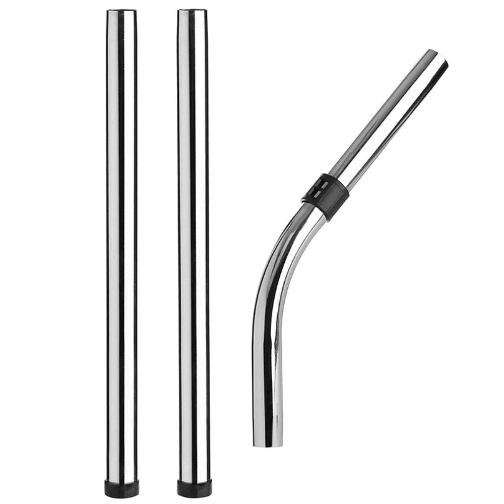 Find A Spare 32mm Chrome Extension Tubes for Numatic Henry Hoover (3 Pack)