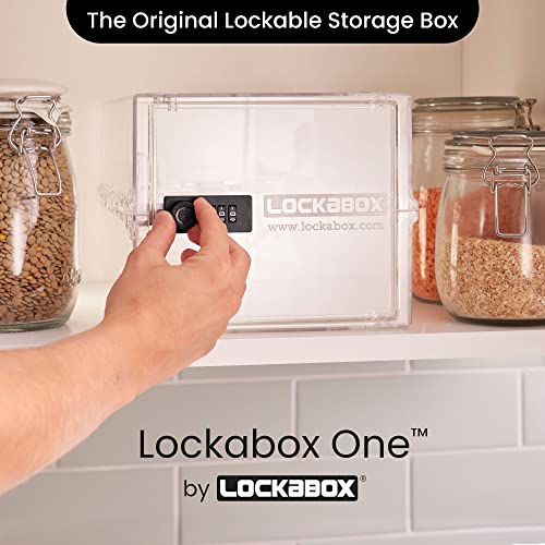 Lockabox One Crystal | 10L Lockable Storage Box for Food and Medicine