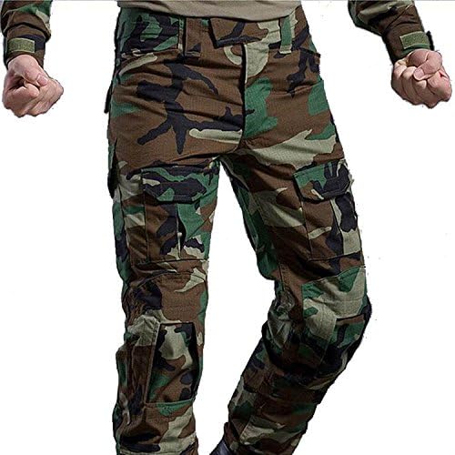 Tactical Military Combat Pants with Knee Pads for Airsoft