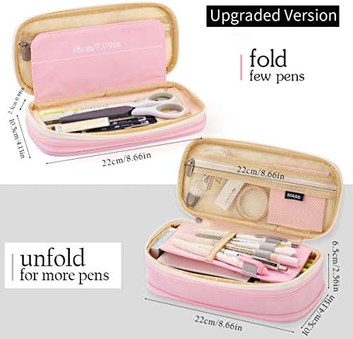 EASTHILL Large Capacity Pencil Case – High Storage Stationery Pouch