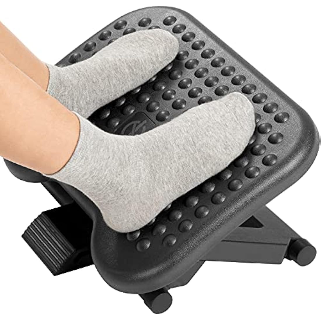 HUANUO Ergonomic Under Desk Footrest | Adjustable Height & Massage