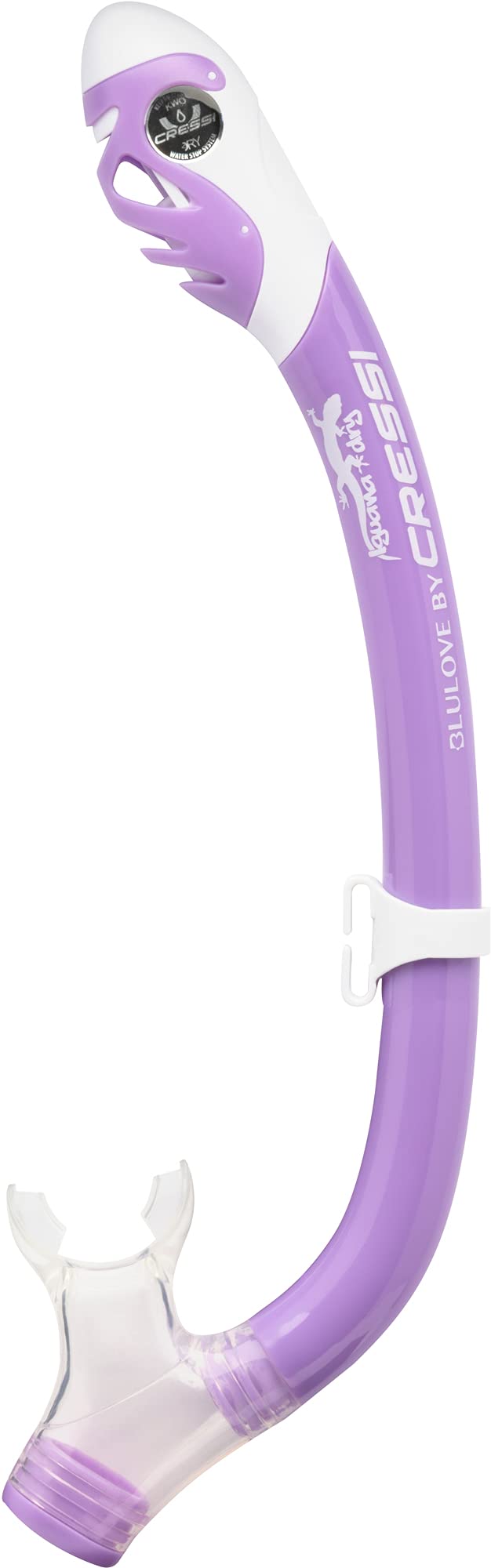 Cressi Kids Rocks Pro Dry Snorkel Set – Mask, Fins & Snorkel, Lilac