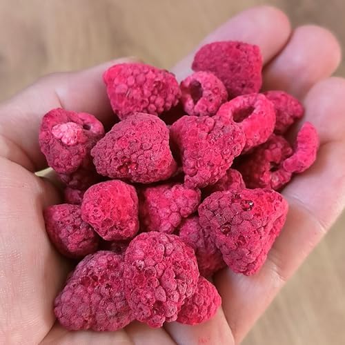Jolof Store Freeze-Dried Raspberries – 500g XXL Premium Raw Vegan Fruit