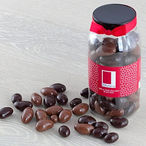 Rita Farhi Milk & Dark Chocolate Covered Brazil Nuts Gift Jar – 740g