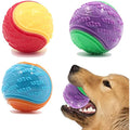 Squeaky Dog Ball 3-Pack | Interactive Teeth Cleaning Toys