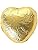 Jolof Store 100 Milk Chocolate Hearts | Gold Foil Wedding Favours