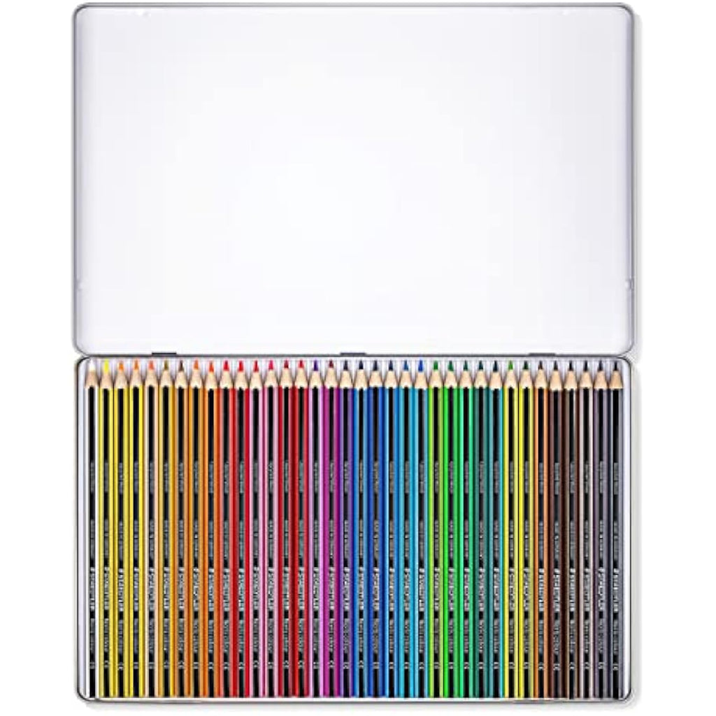 Staedtler Noris Colouring Pencils | Upcycled Wood | Tin of 36 Assorted