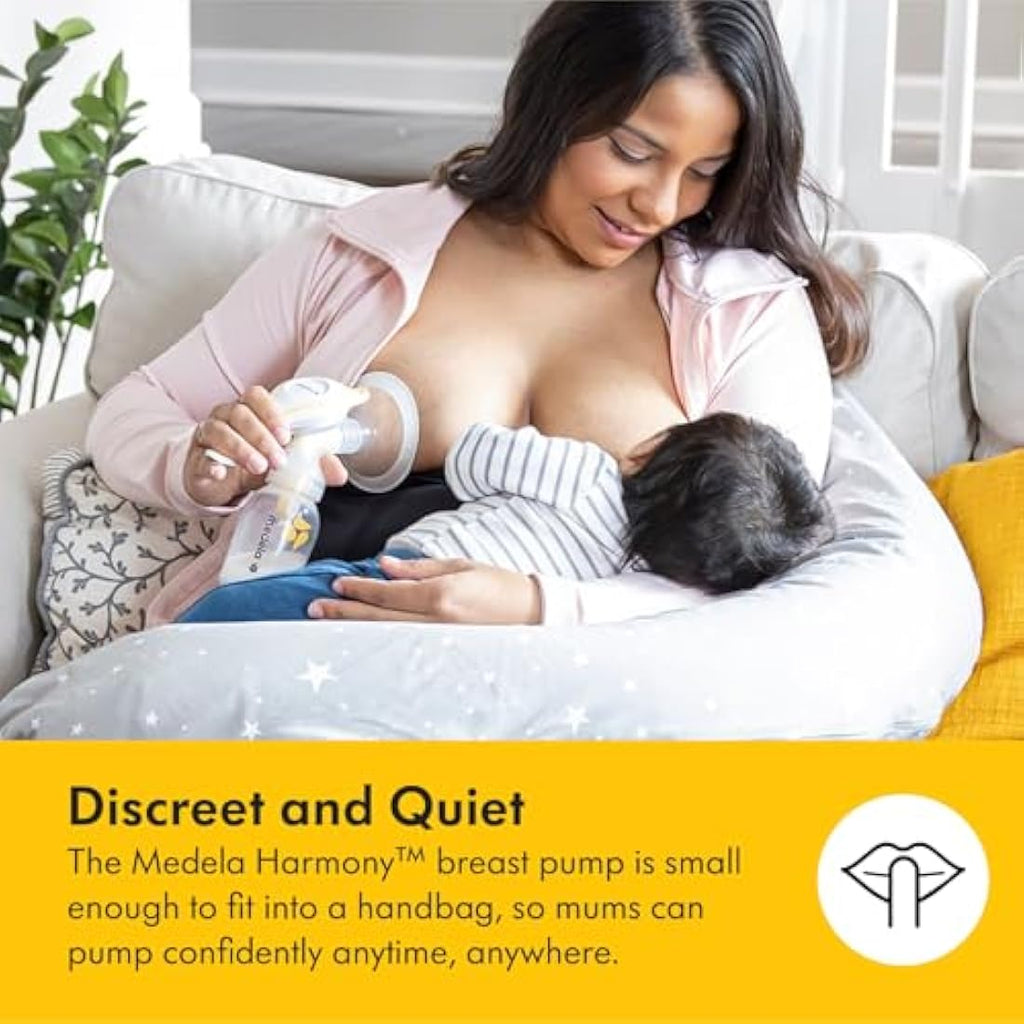 Medela Harmony Manual Breast Pump | Portable 2-Phase Expression Design