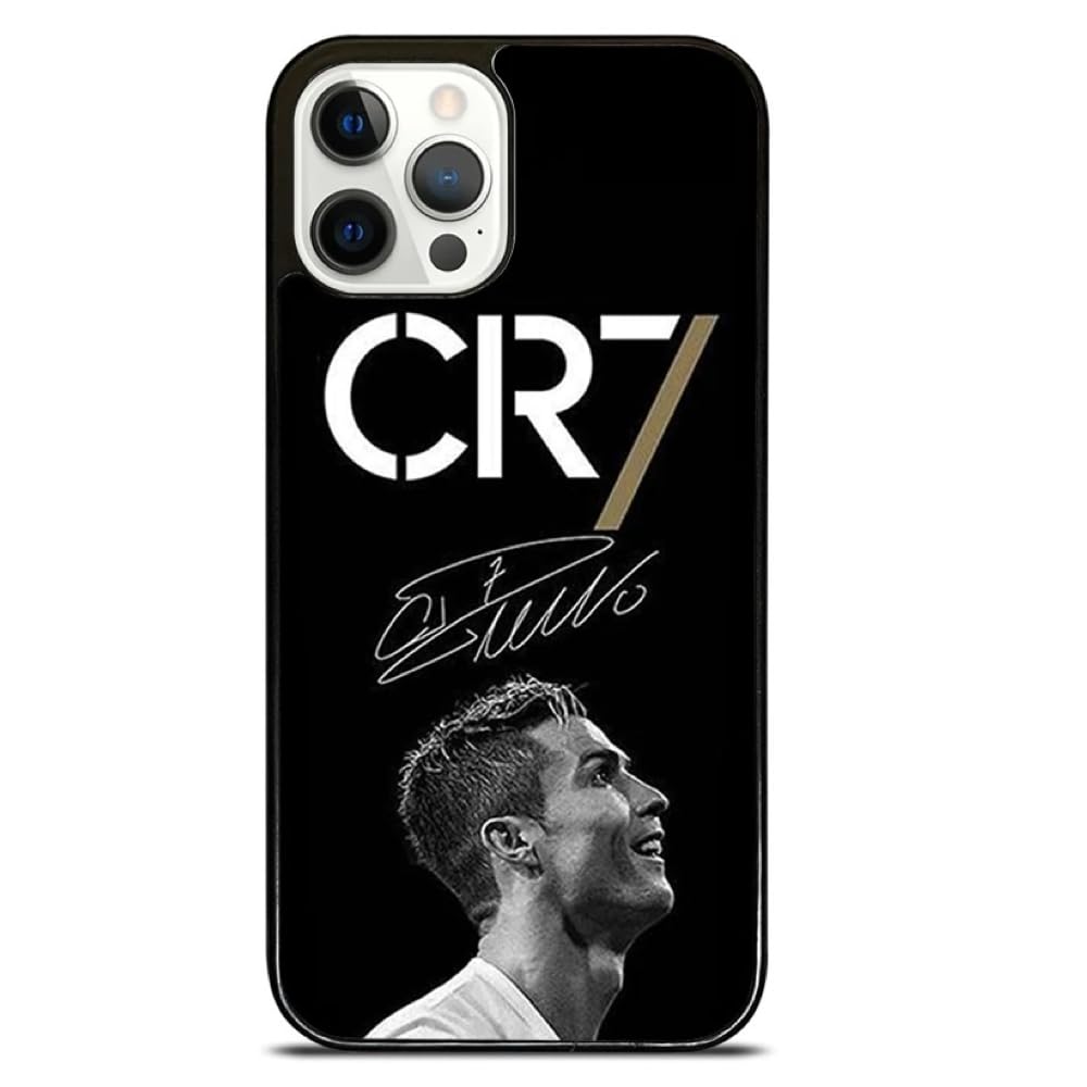 Cristiano Ronaldo CR7 iPhone 12 Case – Shockproof Black